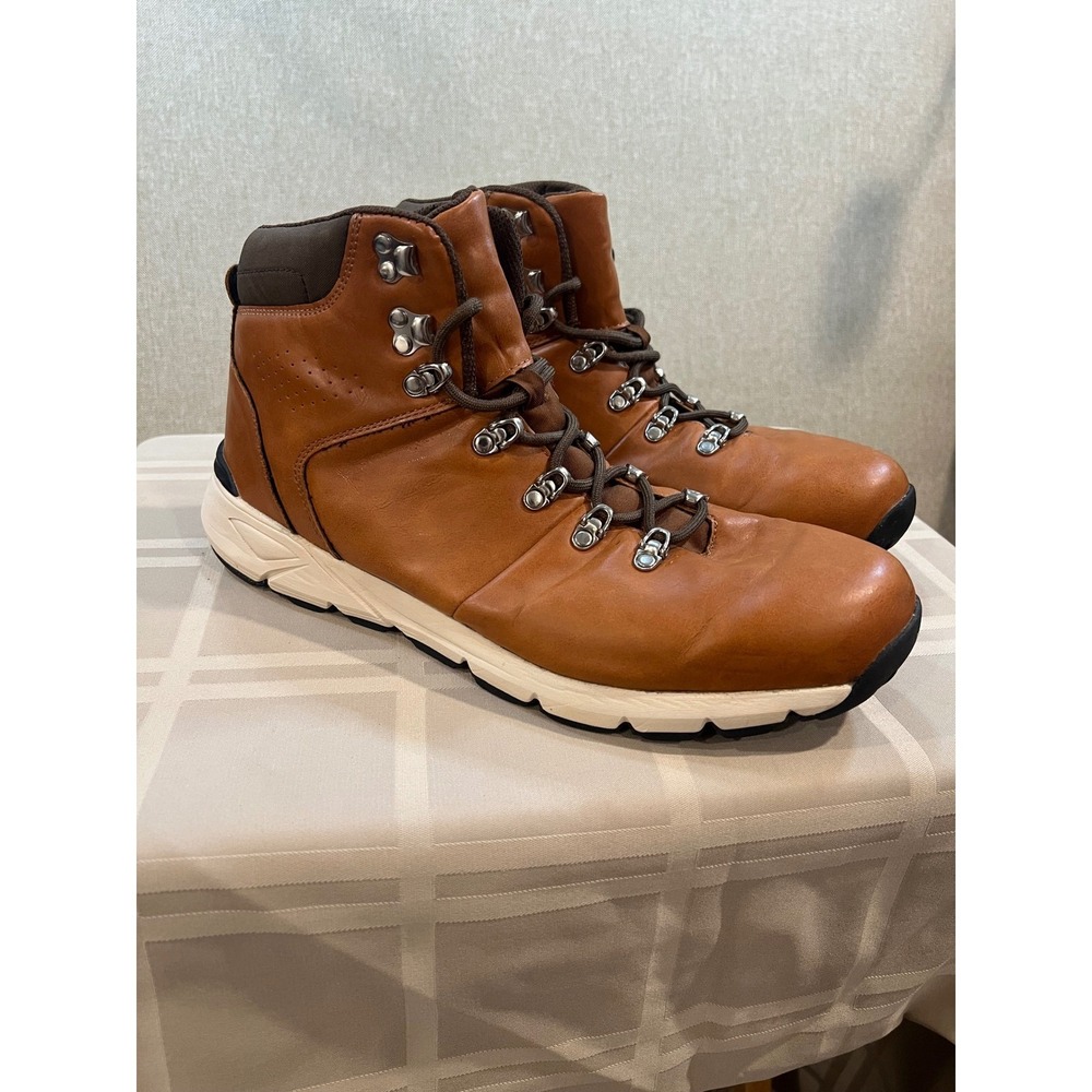 Goodfellow & Co Mens Brown Hiking Boots Size 13 D-Ring Lace Up Sneaker Boots